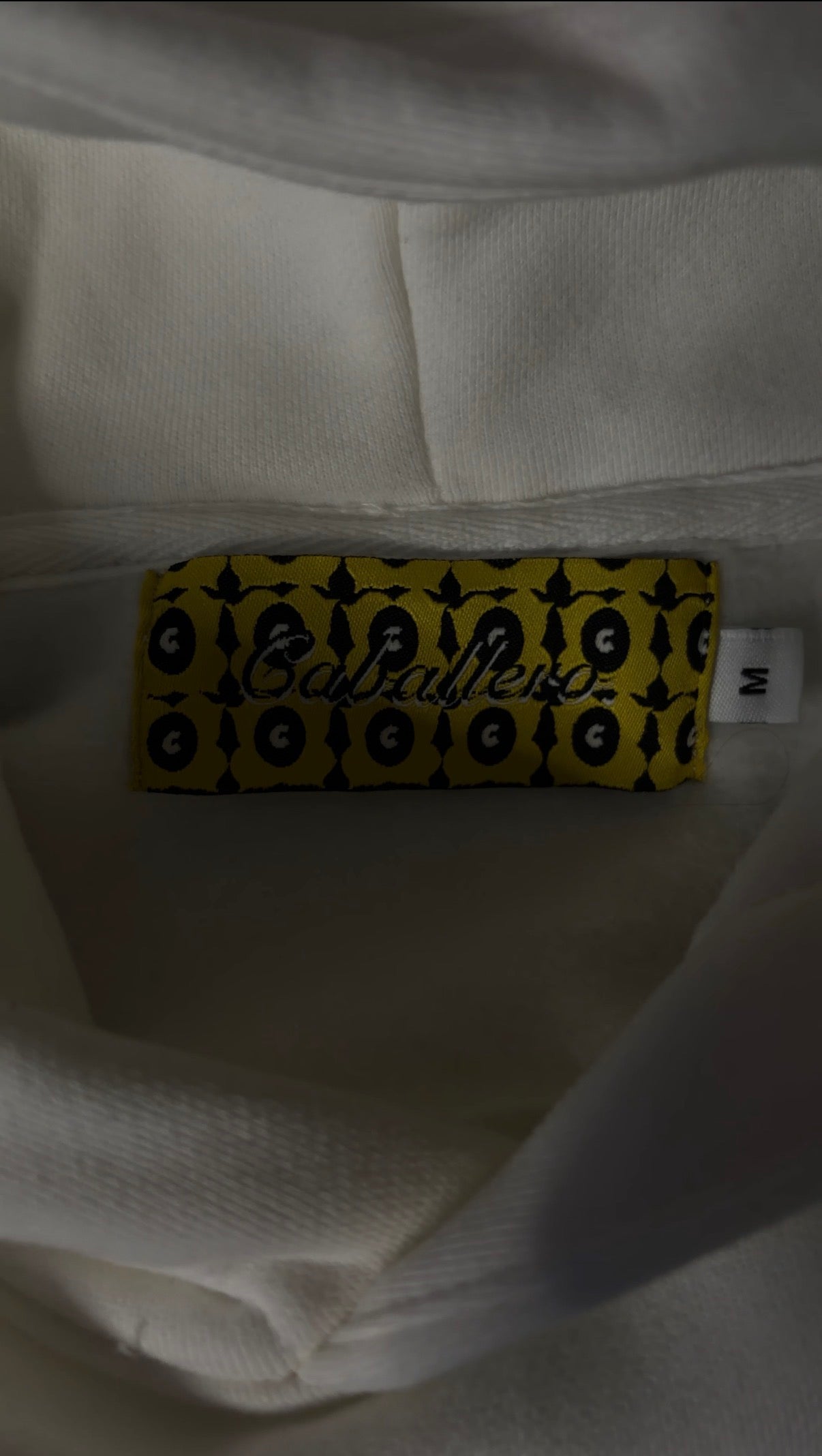 Caballero Multicolor Hoodie Cremé White