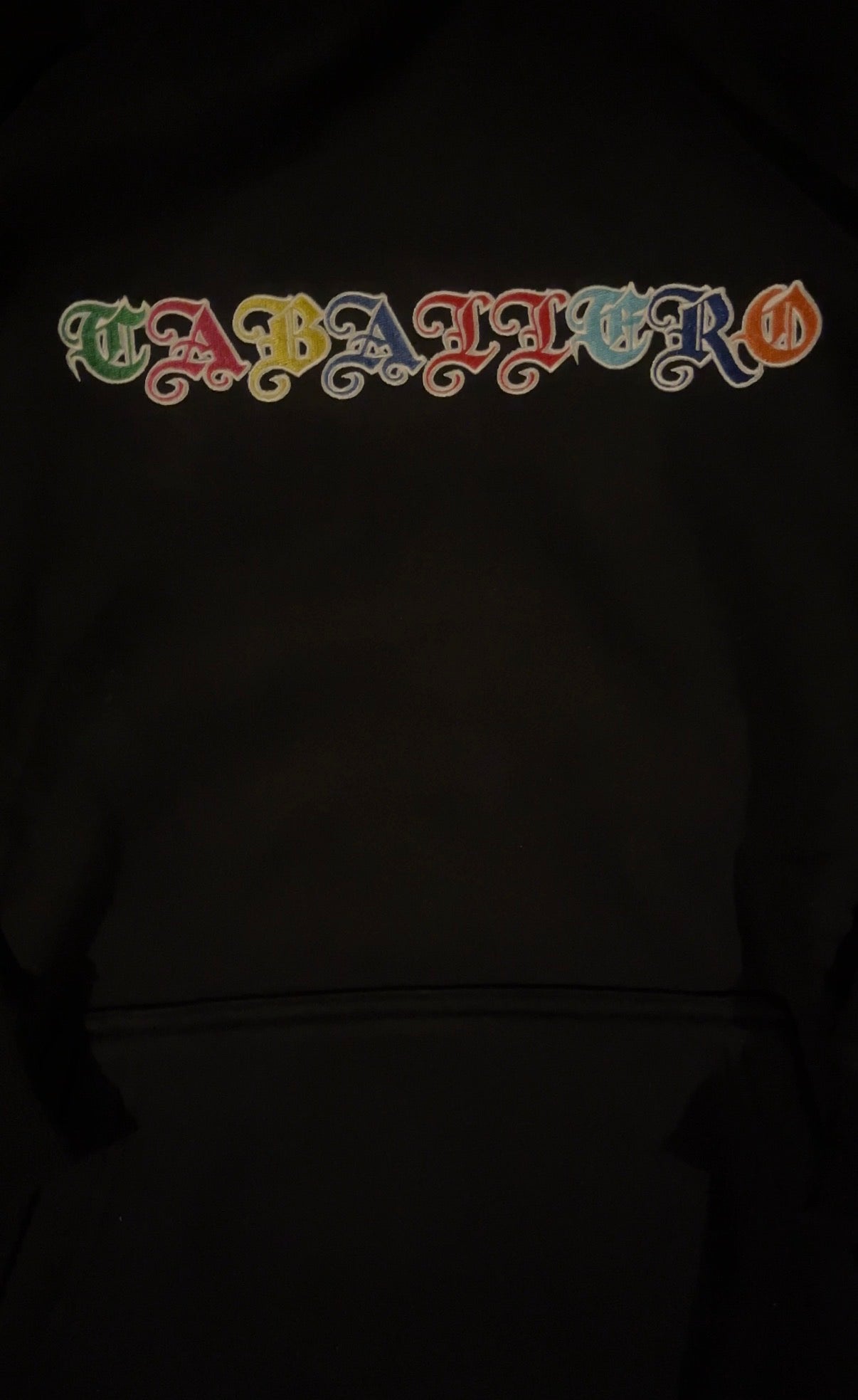Caballero Multicolor Hoodie Night black