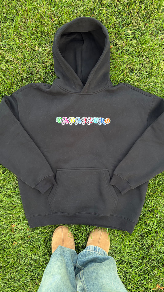 Caballero Multicolor Hoodie Night black